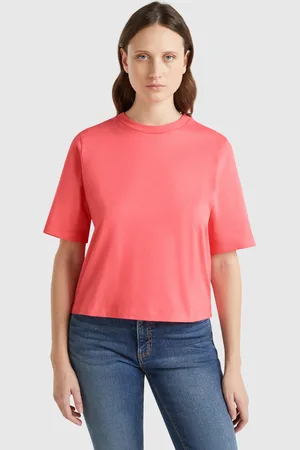 Benetton T-shirt Boxy 100 % Coton