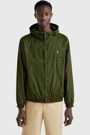 Benetton Veste "rain Defender" À Capuche