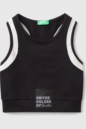 Benetton Haut De Sport Avec Passepoil