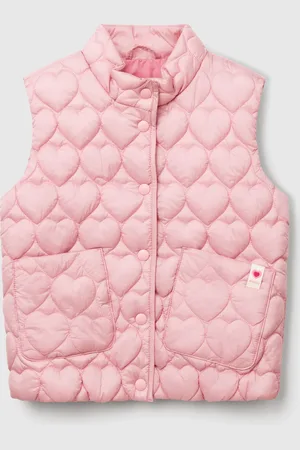 Benetton Gilet Matelassé Avec Piqué En Forme De Cœur