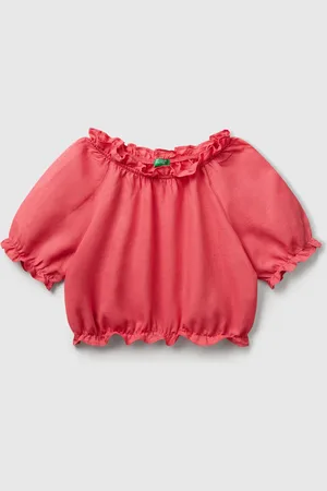 Benetton Chemisier À Manches Courtes