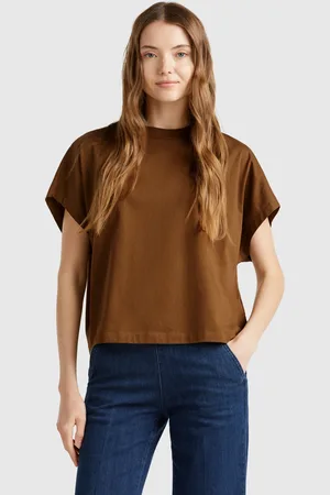 Benetton T-shirt À Manches Kimono