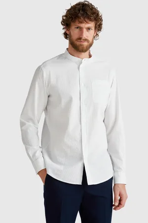 Benetton Chemise Coréenne Rayée