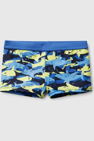 Benetton Short De Bain Imprimé Requin