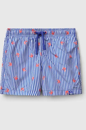 Benetton Short De Bain En Nylon À Motifs