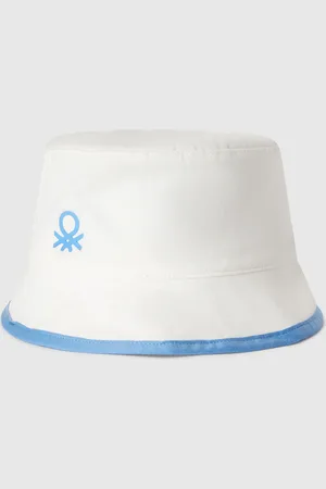 Benetton Bonnet Réversible Avec Imprimé Mer