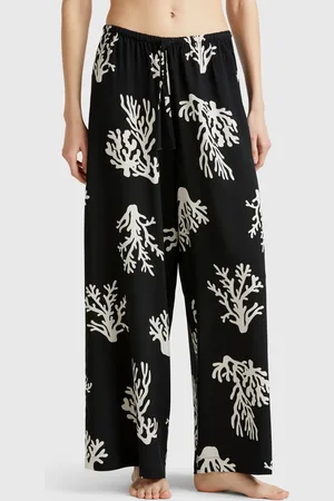 Benetton Pantalon À Imprimé Corail