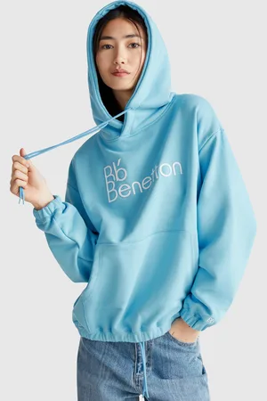 Benetton Sweat Avec Poche Et Capuche