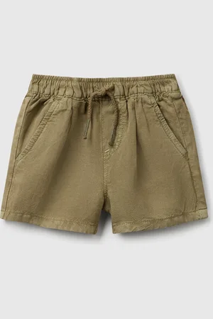 Benetton Short En Lin Mélangé