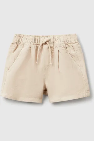 Benetton Short En Lin Mélangé