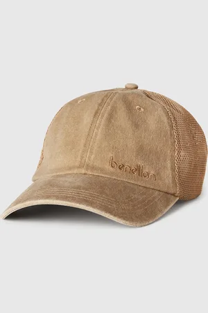 Benetton Casquette De Baseball En Coton Et Maille