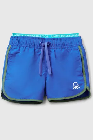 Benetton Short De Bain Avec Cordon De Serrage