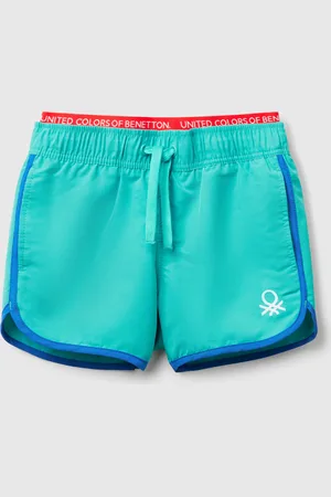 Benetton Short De Bain Avec Cordon De Serrage
