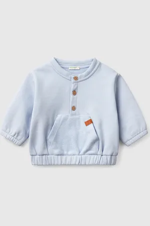 Benetton Sweat Avec Poche 100% Coton