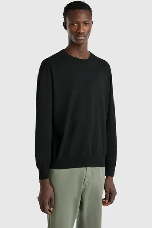 Benetton Pull En Viscose Et Soie Mélangées