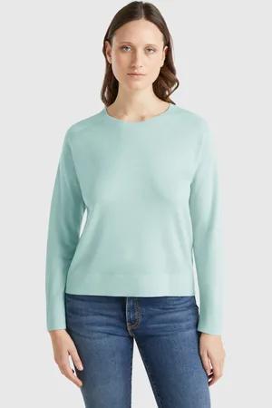 Benetton Pull En Pure Laine Mérinos