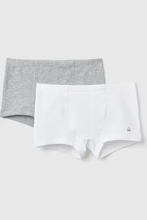 Benetton Deux Boxers En Coton Stretch