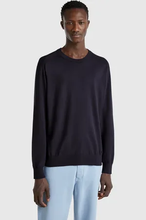 Benetton Pull En Viscose Et Soie Mélangées