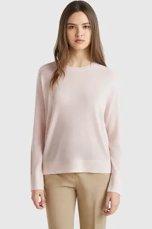 Benetton Pull En Pure Laine Mérinos
