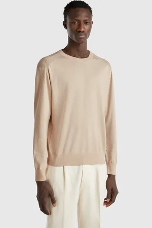 Benetton Pull En Viscose Et Soie Mélangées