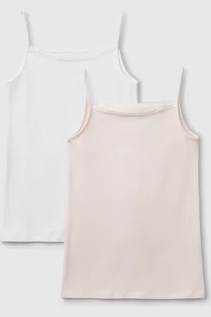 Benetton Deux Gilets Sous-vêtements En Coton Stretch