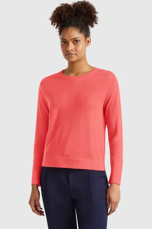 Benetton Pull En Pure Laine Mérinos