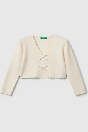 Benetton Cardigan Avec Nœuds