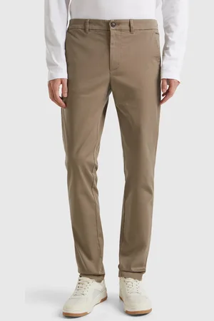 Benetton Chino Slim En Coton Stretch