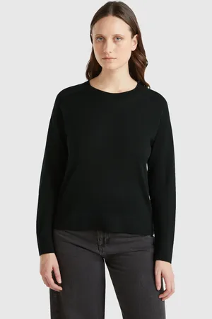 Benetton Pull En Pure Laine Mérinos