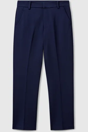 Benetton Pantalon Élégant En Viscose Mélangée