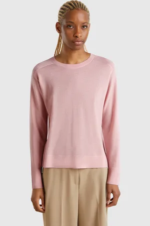 Benetton Pull En Pure Laine Mérinos
