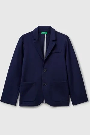 Benetton Blazer En Viscose Mélangée