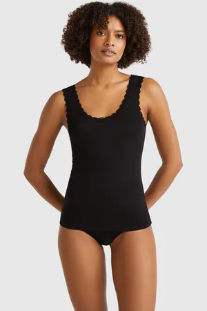 Benetton Débardeur En Modal® Avec Dentelle