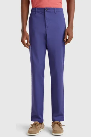 Benetton Chino Coupe Slim En Coton Stretch