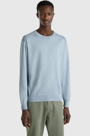 Benetton Pull En Viscose Et Soie Mélangées