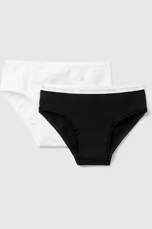 Benetton Deux T-shirts En Coton Stretch