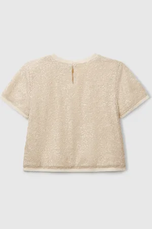 Benetton Top À Paillettes