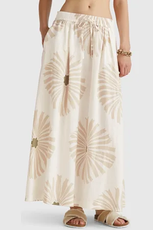 Benetton Jupe Midi À Imprimé Fleurs