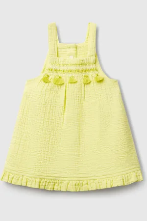 Benetton Jupe Salopette À Pompons