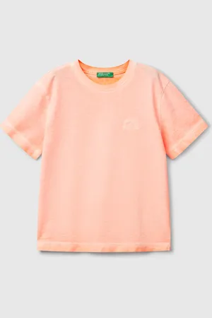 Benetton T-shirt Over Fit Avec Broderie