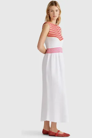 Benetton Robe Au Crochet