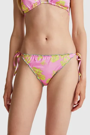Maillot De Bain Deux Pièces Fille United Colors Of Benetton | Volants Bicolores | ECONYL Recyclé