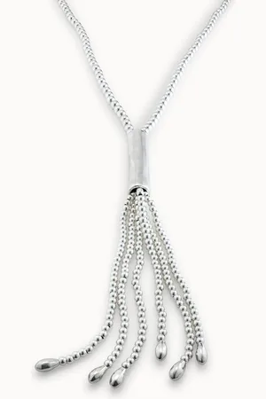 UNO de 50 Collier plaqué argent à lanières de la collection Clásicos