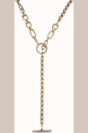 UNO de 50 Collier long plaqué or de 18K