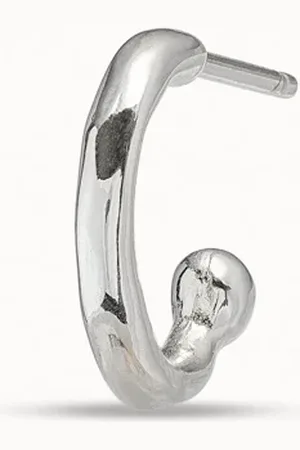 UNO de 50 Piercing plaqué argent en forme d’anneau