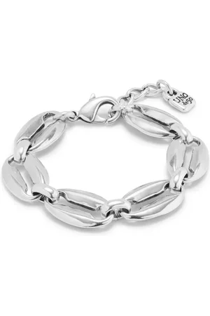 UNO de 50 Bracelet plaqué argent avec maillons ovales
