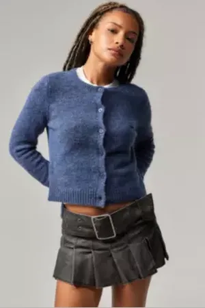Urban Outfitters Mini jupe ceinturée en simili cuir UO par en
