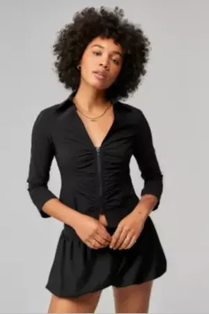 Silence + Noise Chemise Bengaline Froncée Mila en