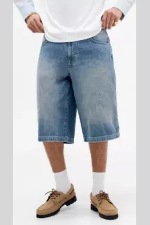 BDG Jorts en denim néo à croisillons