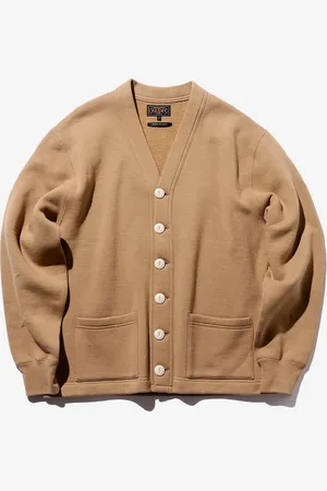 Beams Sweat V Cardigan Raised Back M Homme